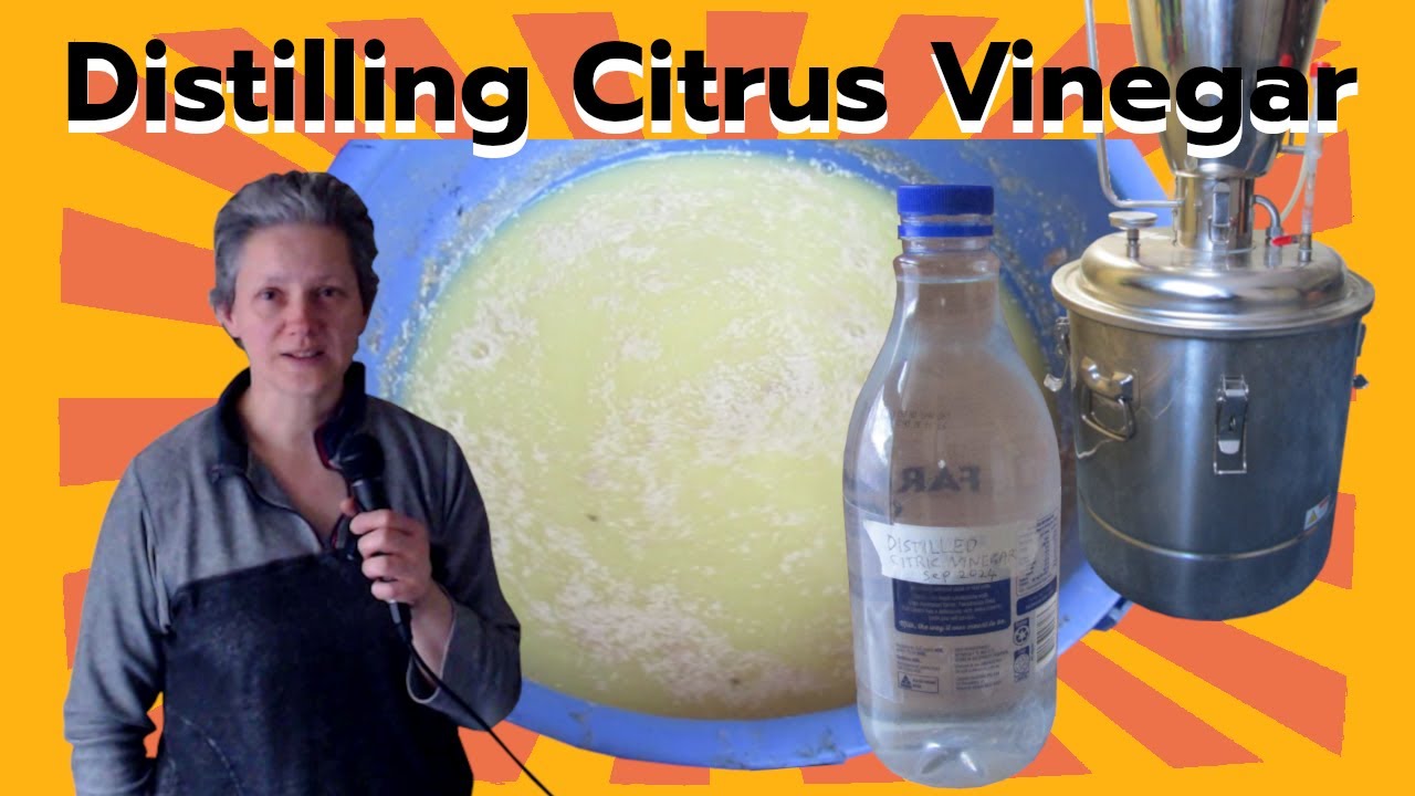 Make Distilled Homemade Citrus Vinegar - Step-by-Step Guide