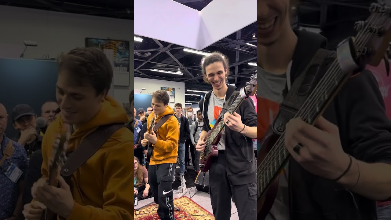Matteo Mancuso and Riccardo Oliva NAMM 2024