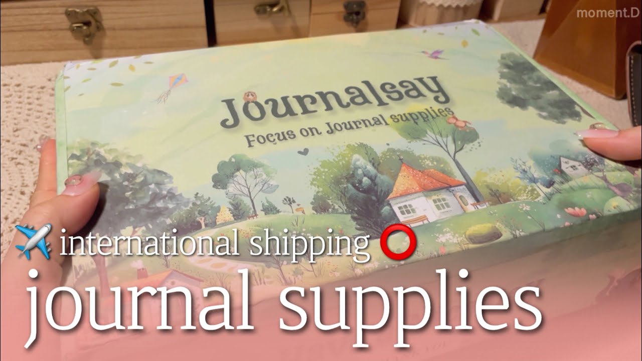 [Sub] 취향껏 고른 journalsay 언박싱 & 다꾸 Art Journaling #scrapbooking #papertherapy #コラージュ #collage