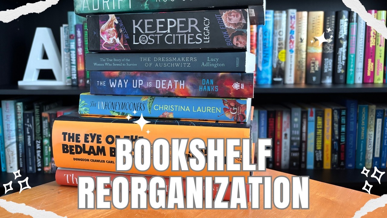 February Bookshelf Reorganization