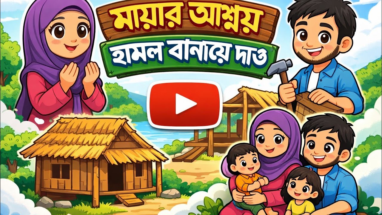মায়ের আশ্রয় | Emotional Bengali Cartoon Story | Moral Animation