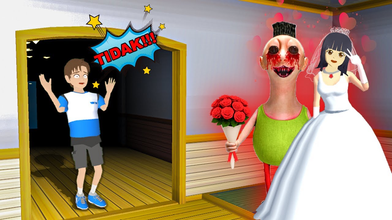 Mio Menikah Dengan HAMOOD HABIBI? 😱 Yuta Gamau Punya Keluarga Hantu | Sakura School Simulator