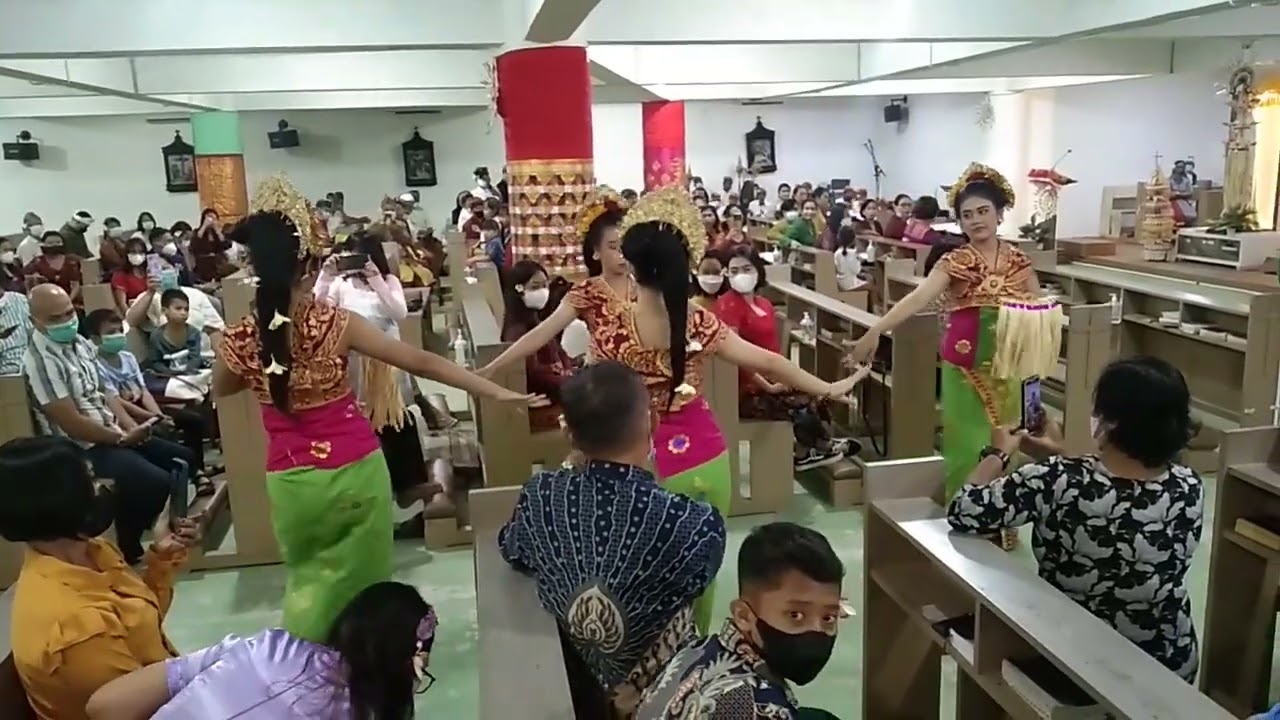 Misa St.Clamens, Akulturasi Budaya Bali di Kendari Sulawesi Tenggara, minggu 10 Juli 2022 (bag.3)