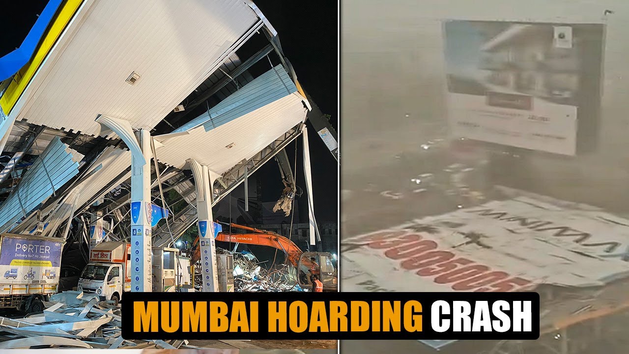 Mumbai Hoarding crash: Two more bodies located under debris