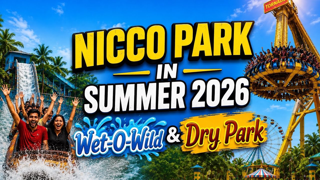 Nicco Park Kolkata 2026 l Wet O Wild Water Park l Nicco Park Online Ticket Offer @chhutitravelvlog 