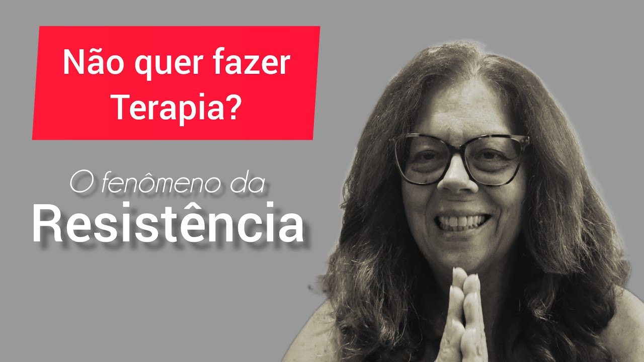 TERAPIA PARA QUE ? EU NÃO PRECISO DISSO PORQUE...