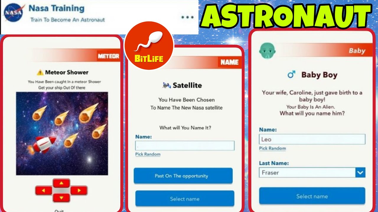 BITLIFE ASTRONAUT UPDATE CONCEPT & IDEAS | Alien babies | Explore planets | Space travels