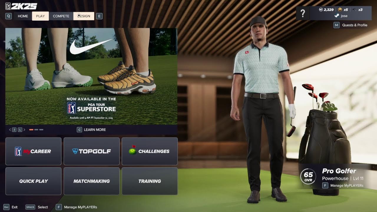 LPGA needs night lighting...