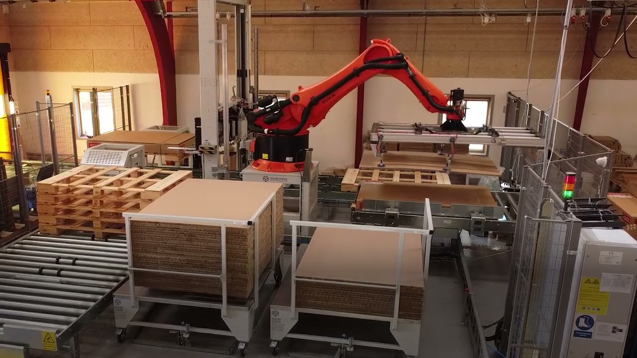 Palleteringsløsning skræddersyet til VELUX vinduer - effektivitet og præcision | Sealing System Case
