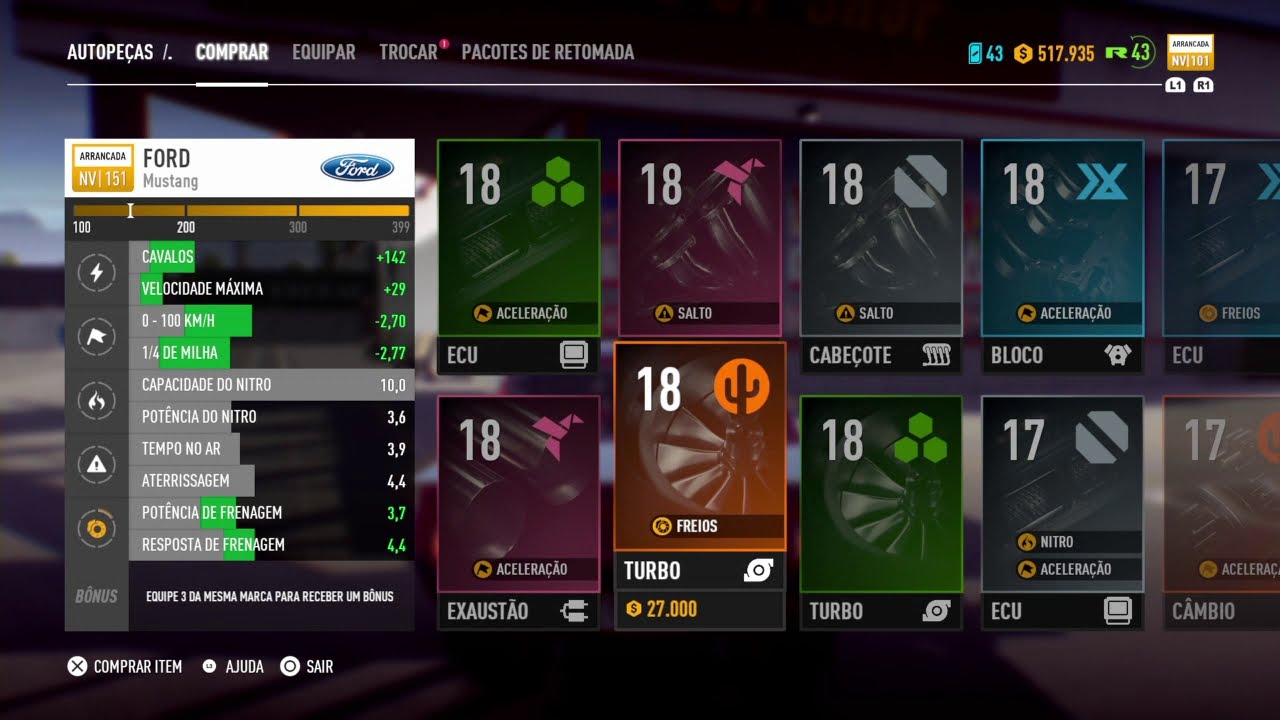 Need for Speed: Payback - Como Melhorar Seus Carros