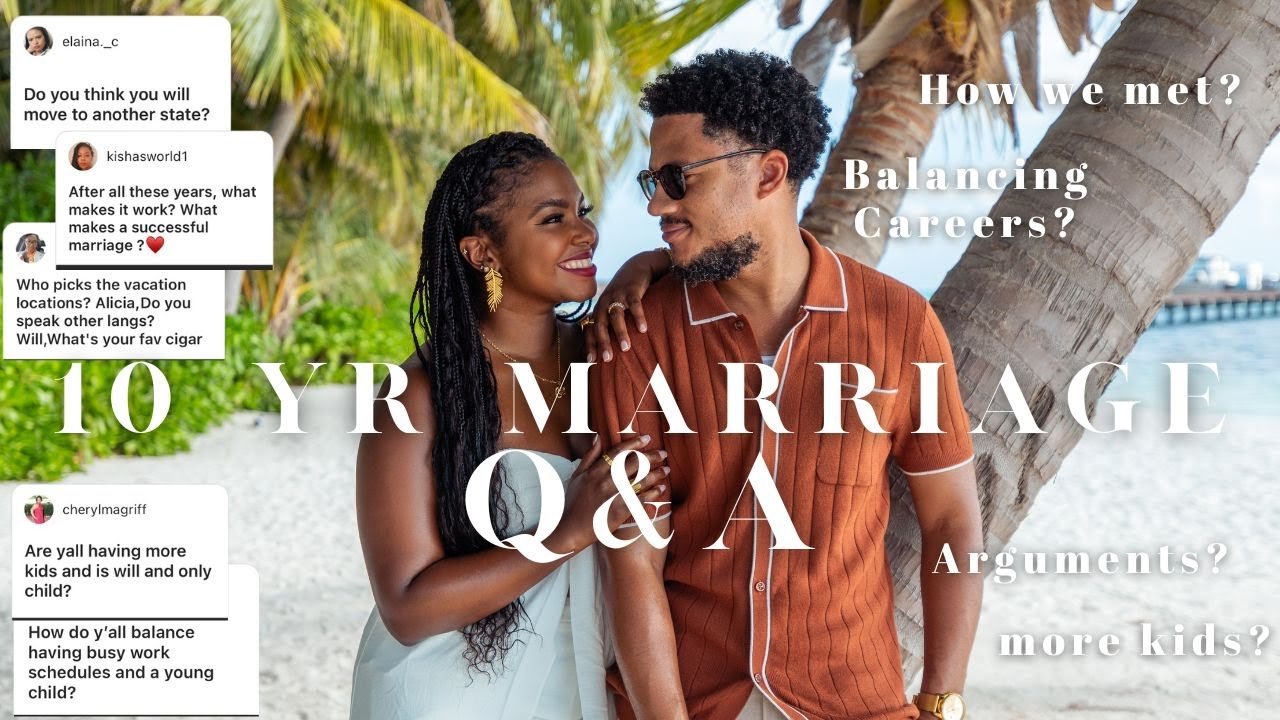 10 Year Marriage Q&A || how we met, combining finances, dealing with arguments, more kids, + more