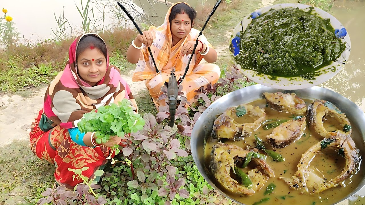 সেরা স্বাদে আমেরিকান রুই মাছের কাসন পোড়া ঝোল সাথে চিংড়ি দিয়ে ধনেপাতা বাটা। Kason Pora Macher Jhol