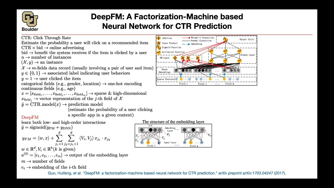 DeepFM | Lecture 82 (Part 2) | Applied Deep Learning (Supplementary)
