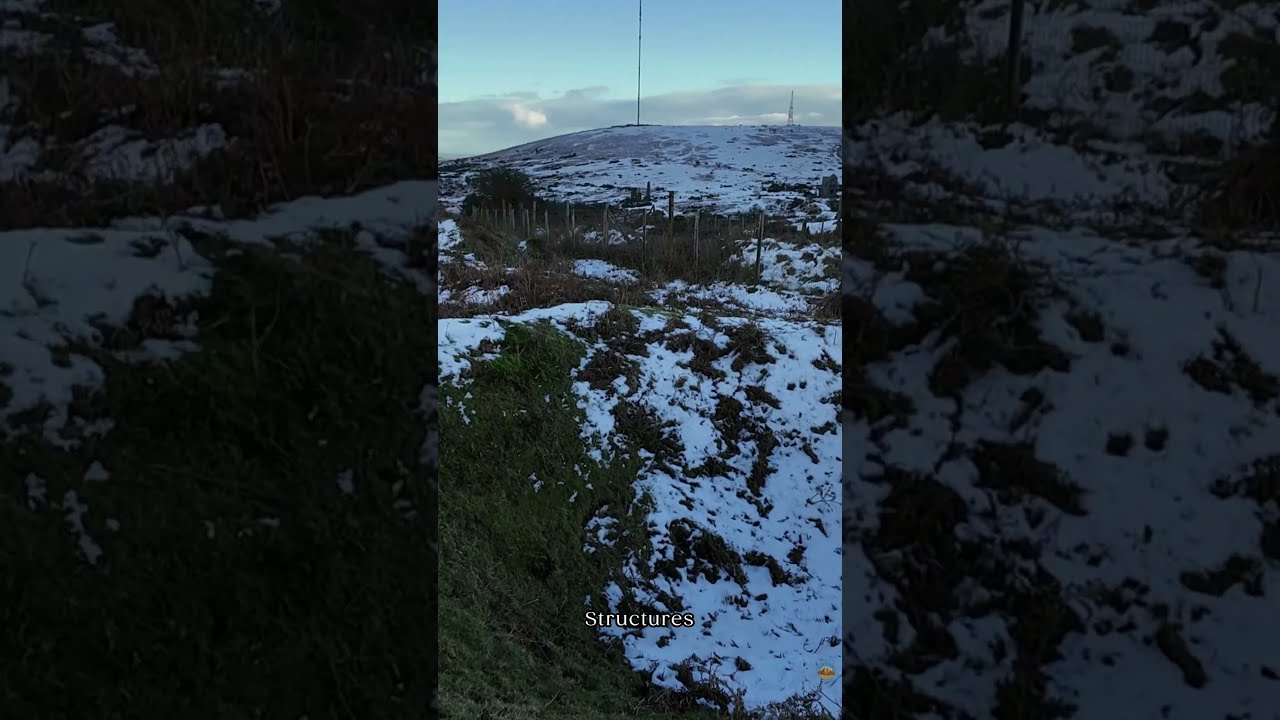 Phoenix Mine on Bodmin Moor in the Snow 