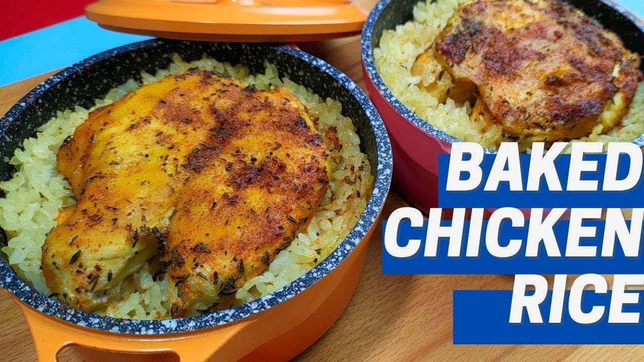 Baked One Pot Chicken Rice | 焗烤鸡饭 | Sharlene Kitchen