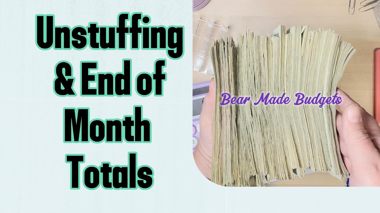 January End of Month Unstuffing #cashstuffing #cashunstuffing #debtfreejourney #savingschallenges
