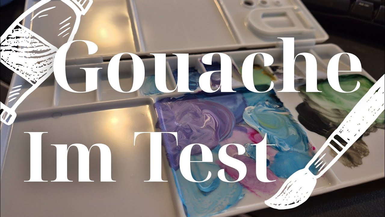 Das erste Mal Gouache als Acryl-Künstlerin! Ist es so wie erwartet?
