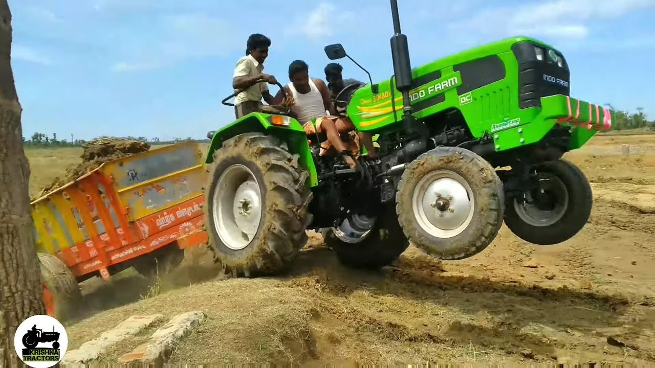Indofarm 3048 di open challenge in tamilnadu|swaraj744 vs eicher 5660 vs Mahindra 575