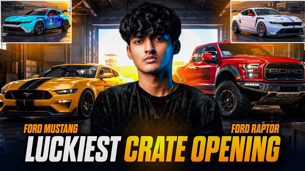1 Lakh UC Ford Mustang and Ford Raptor Crate Opening 🚀