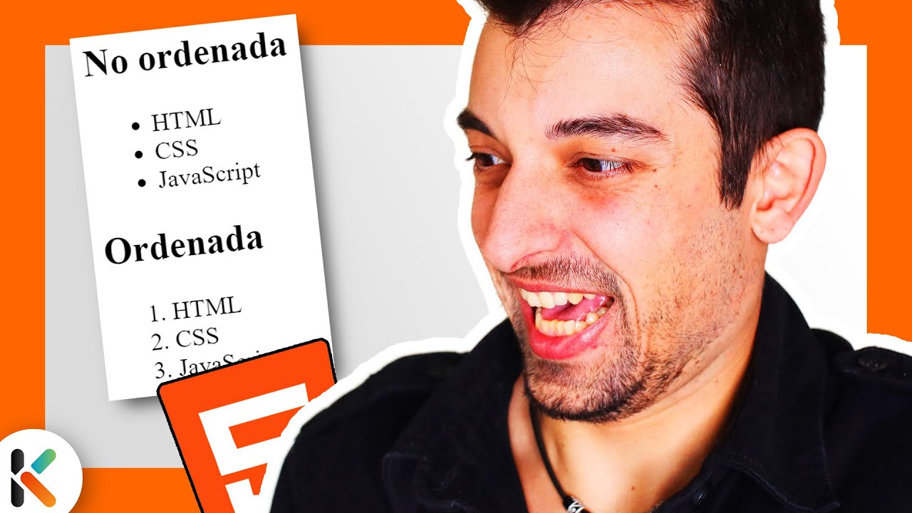🧡 Cómo Crear LISTAS Ordenadas y Desordenadas en HTML [Curso de HTML desde cero]