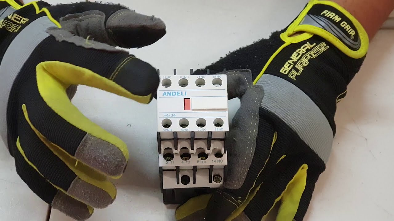 Funcionamiento de un contactor