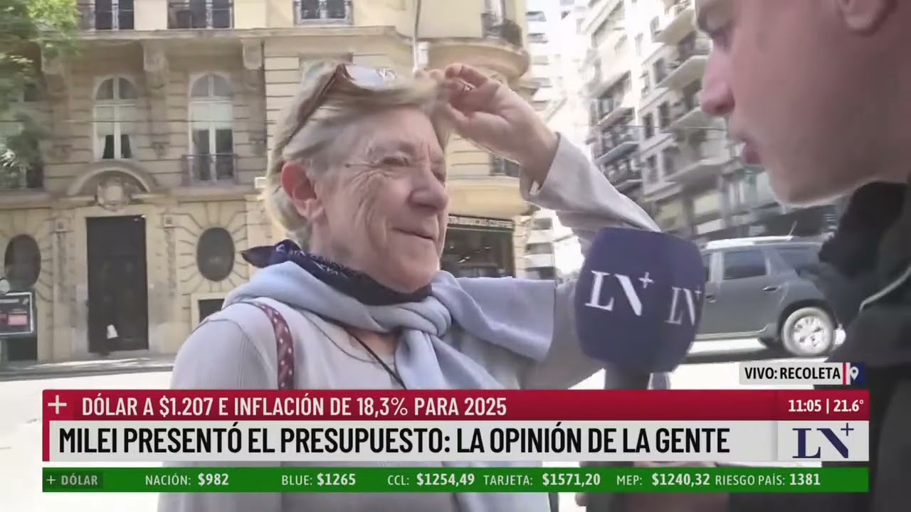 Milei presentó el presupuesto 2025: la opinión de la gente