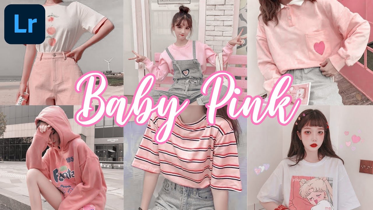 Baby Pink Preset | Lightroom mobile preset tutorial | FREE DNG