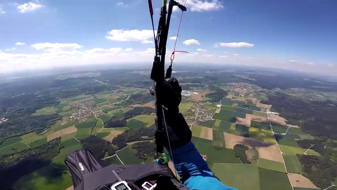 Gleitschirm Streckenflug über 115 km im Flachland | Oberemmendorf nach Plattling