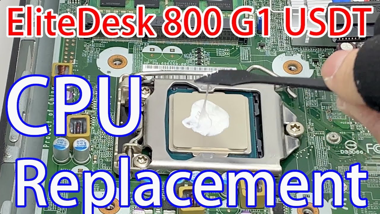Замена процессора для HP EliteDesk 800 G1 USDT.