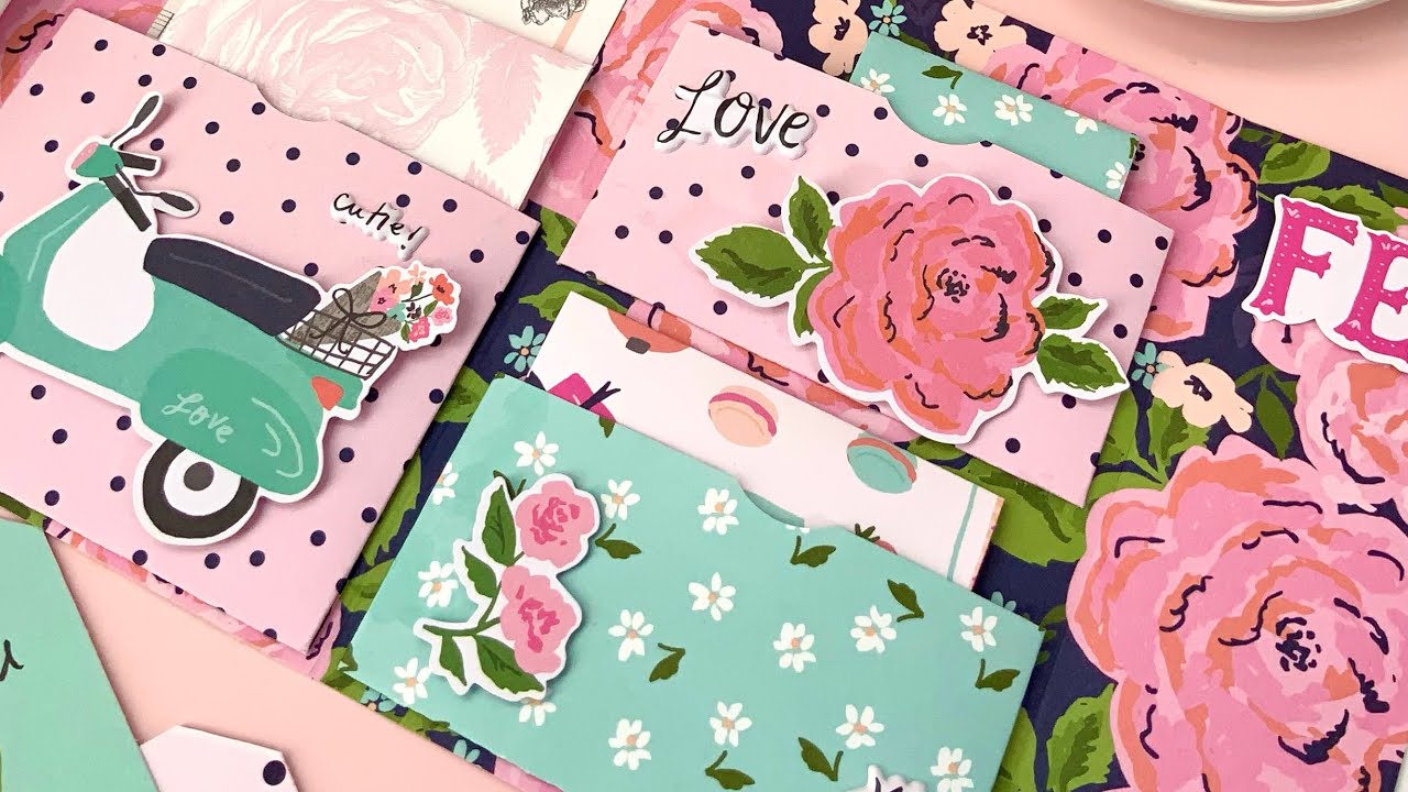 Easy Flipbook Snail Mail Ideas Tea Holder Valentines Flat mail Mini Album