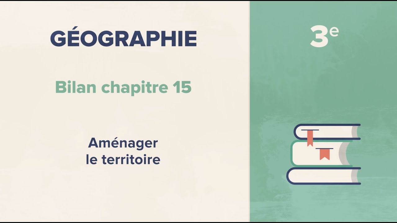 Aménager le territoire (Géographie 3e)