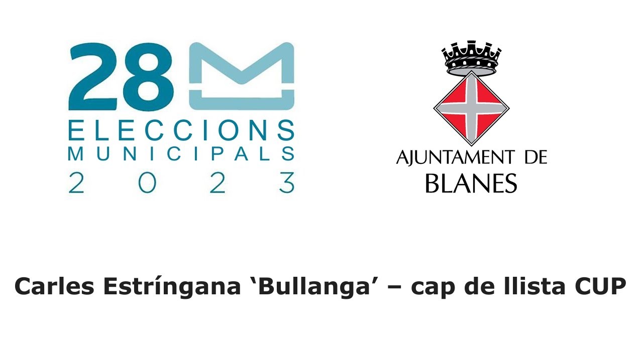 Carles Estr&iacute;ngana &lsquo;Bullanga&rsquo; &ndash; cap de llista CUP (Eleccions Municipals 2023)