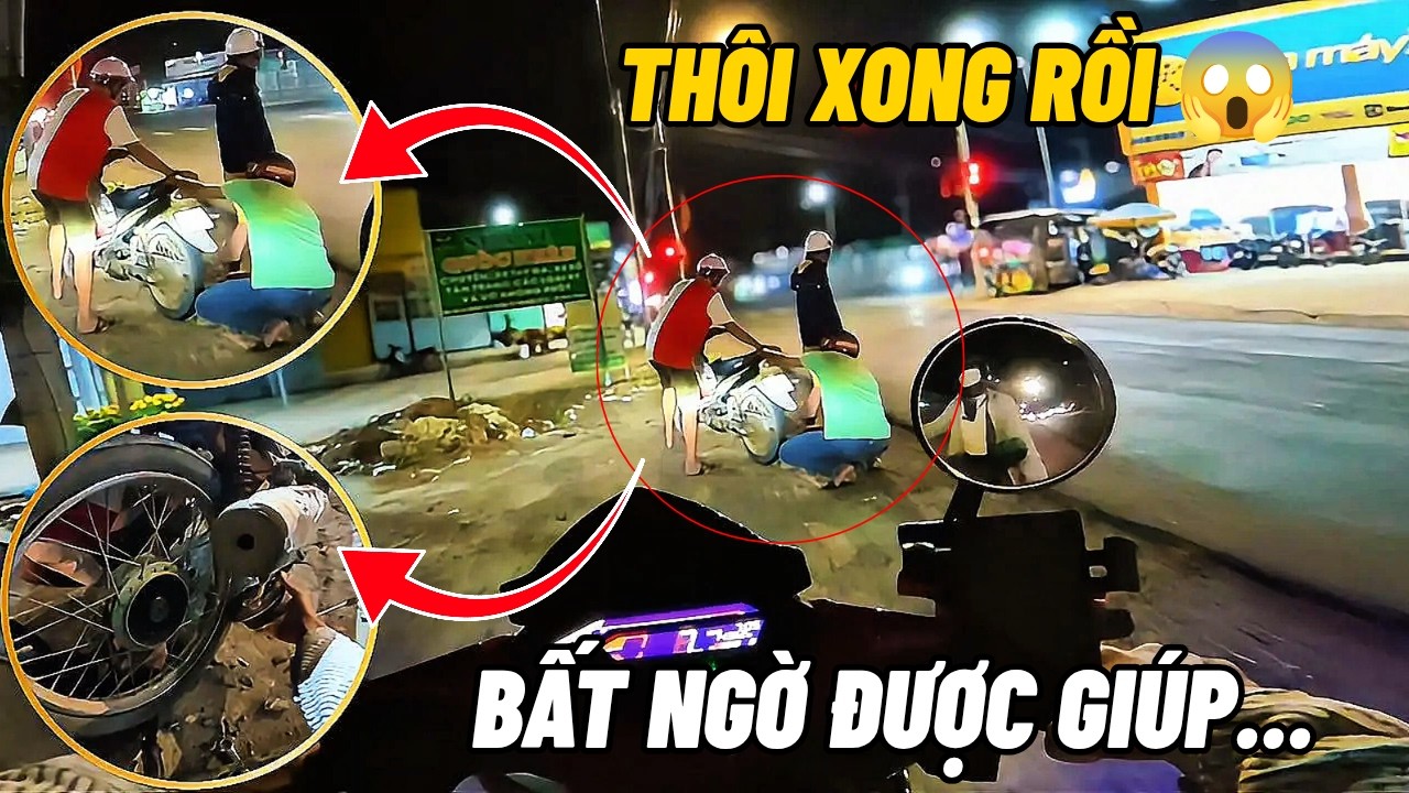 Nếu không có em thì 2 anh đã nằm đường giữa tối mùng 5 tết rồi