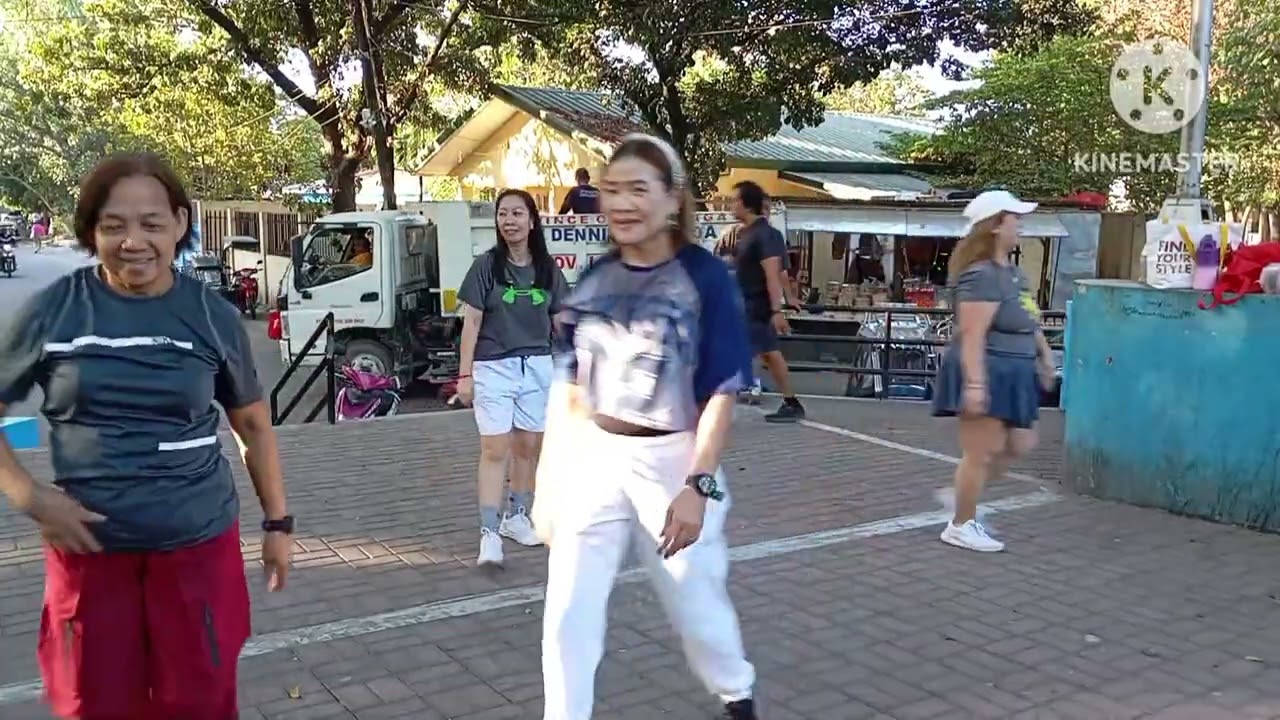 Zumba dance workout morning routine azl family exercise fitness let's do it 