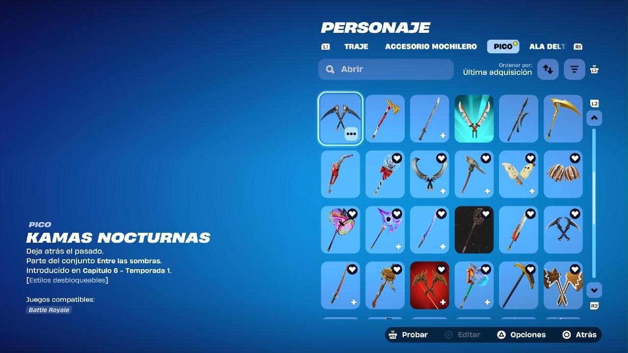 Taquilla de fortnite completa
