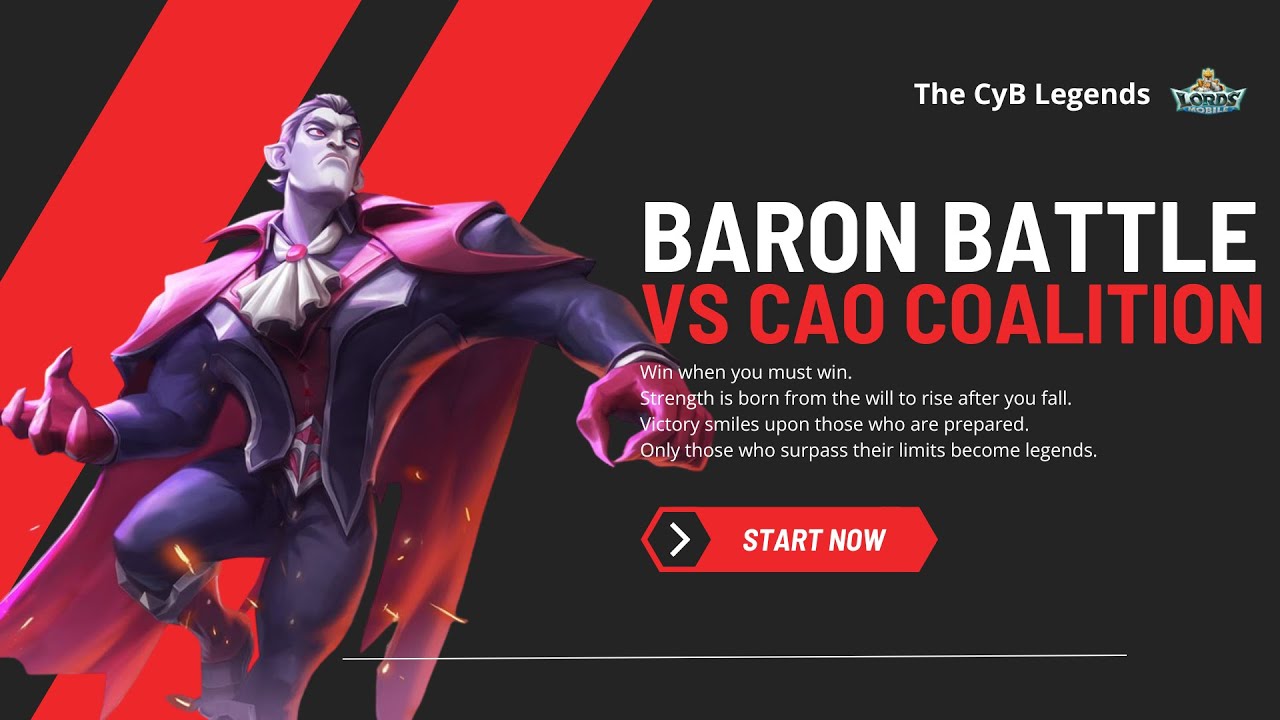 Lords Mobile - Baron Battle in CyB (2025/11/2 JST14:00)