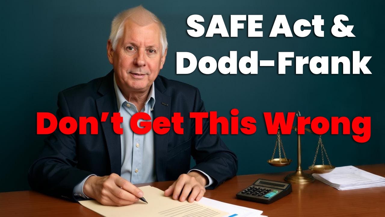 SAFE Act & Dodd‑Frank for Seller Financing: RMLO, RESPA & ATR Explained