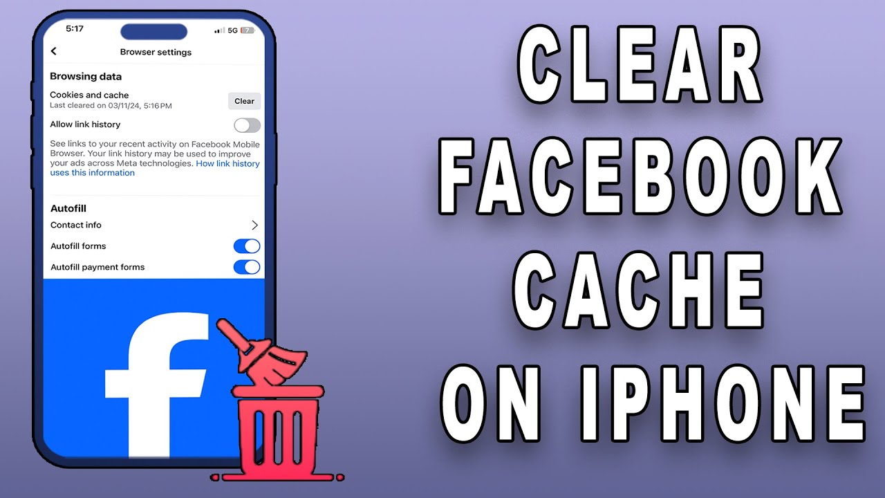 Как очистить кэш Facebook на iPhone
