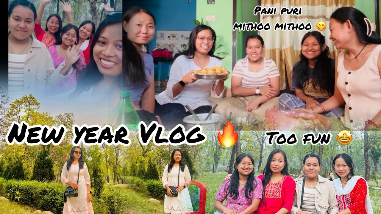 New year Vlog 2081&hearts;️ | हासेरै मर्नु हुन्छ । #panipuri #mithomitho | #pratikshagurung3139