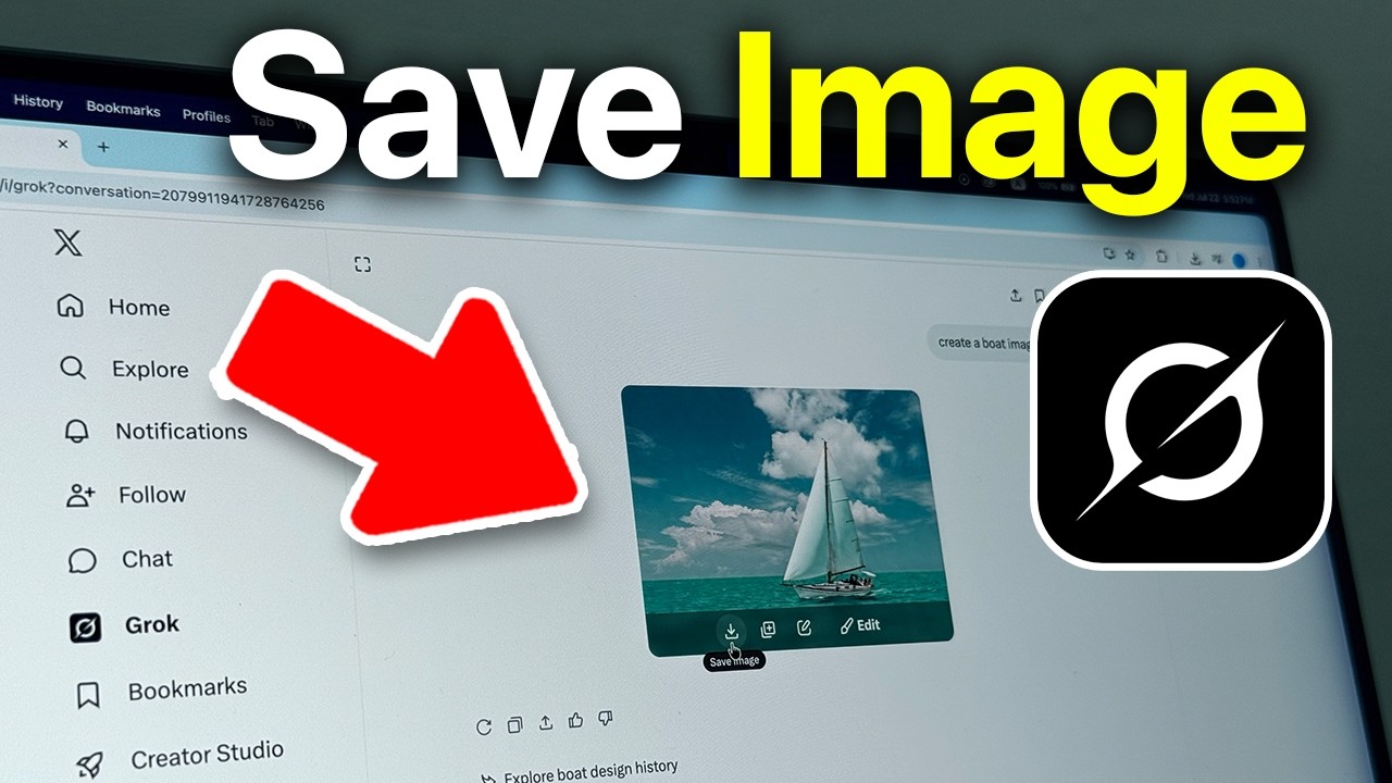 How To Download Image From Grok On X (Save Grok Image On X)