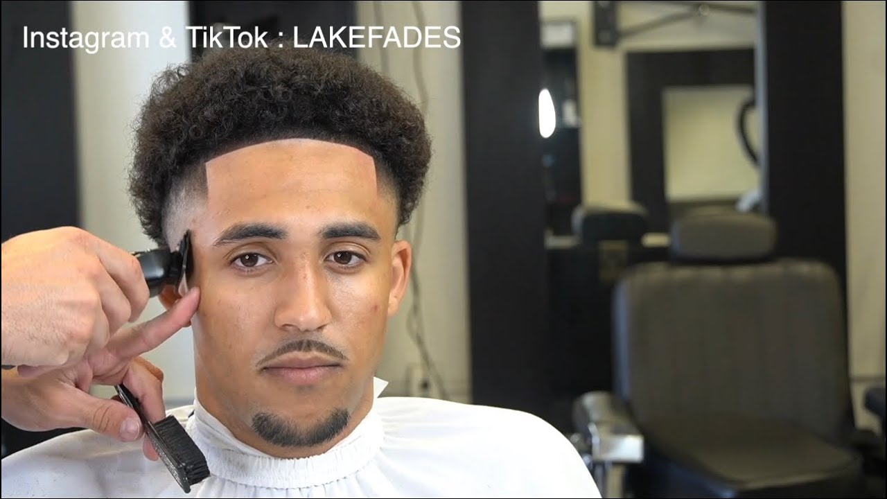 Wild Transformation! How To Do A High Taper Into Curly Top With Enhancements!