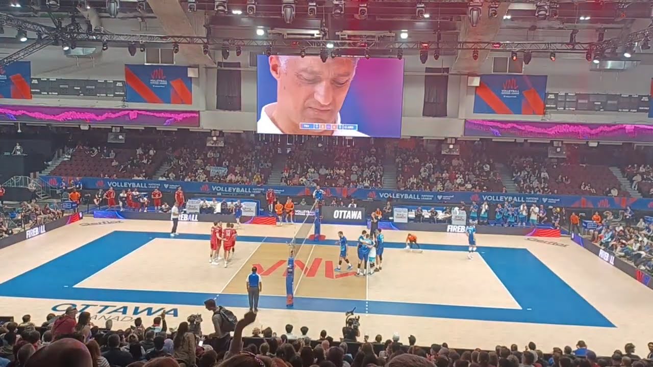 Argentina  vs. France, Men's Volleyball Nations League 2024 (VNL),  Ottawa