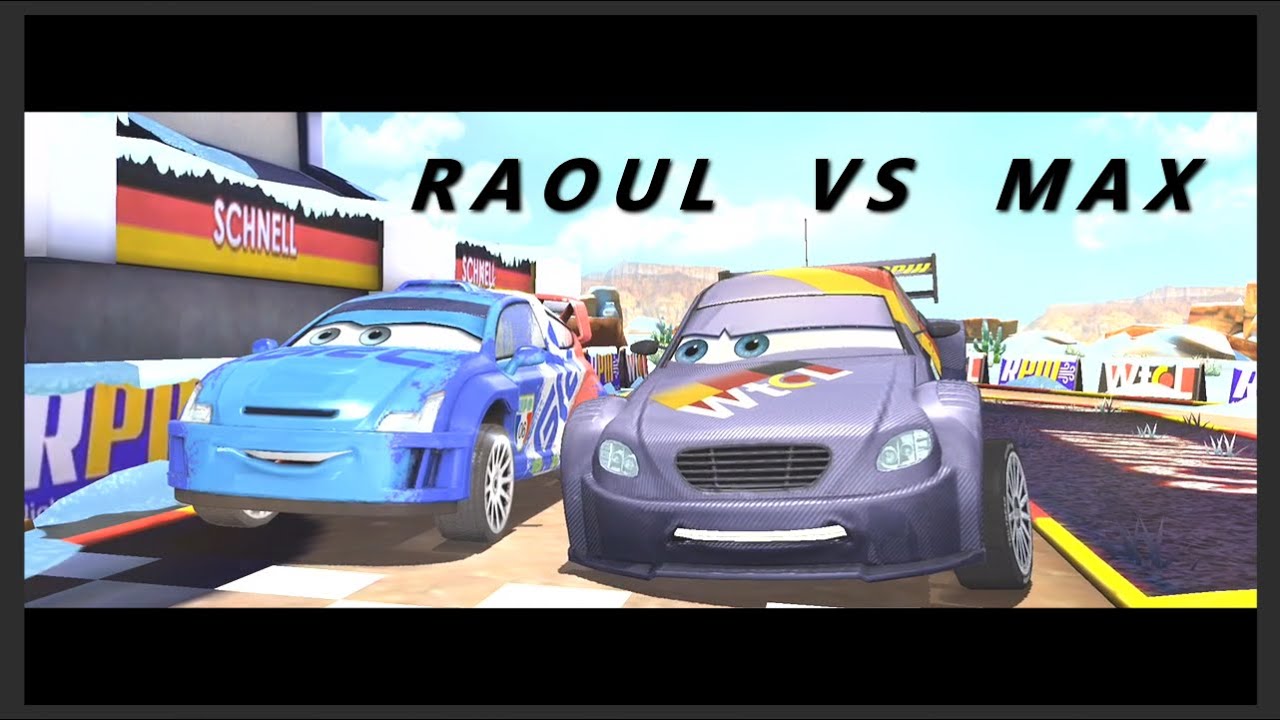 Disney Pixar Cars Fast as Lightning - Max vs Raoul