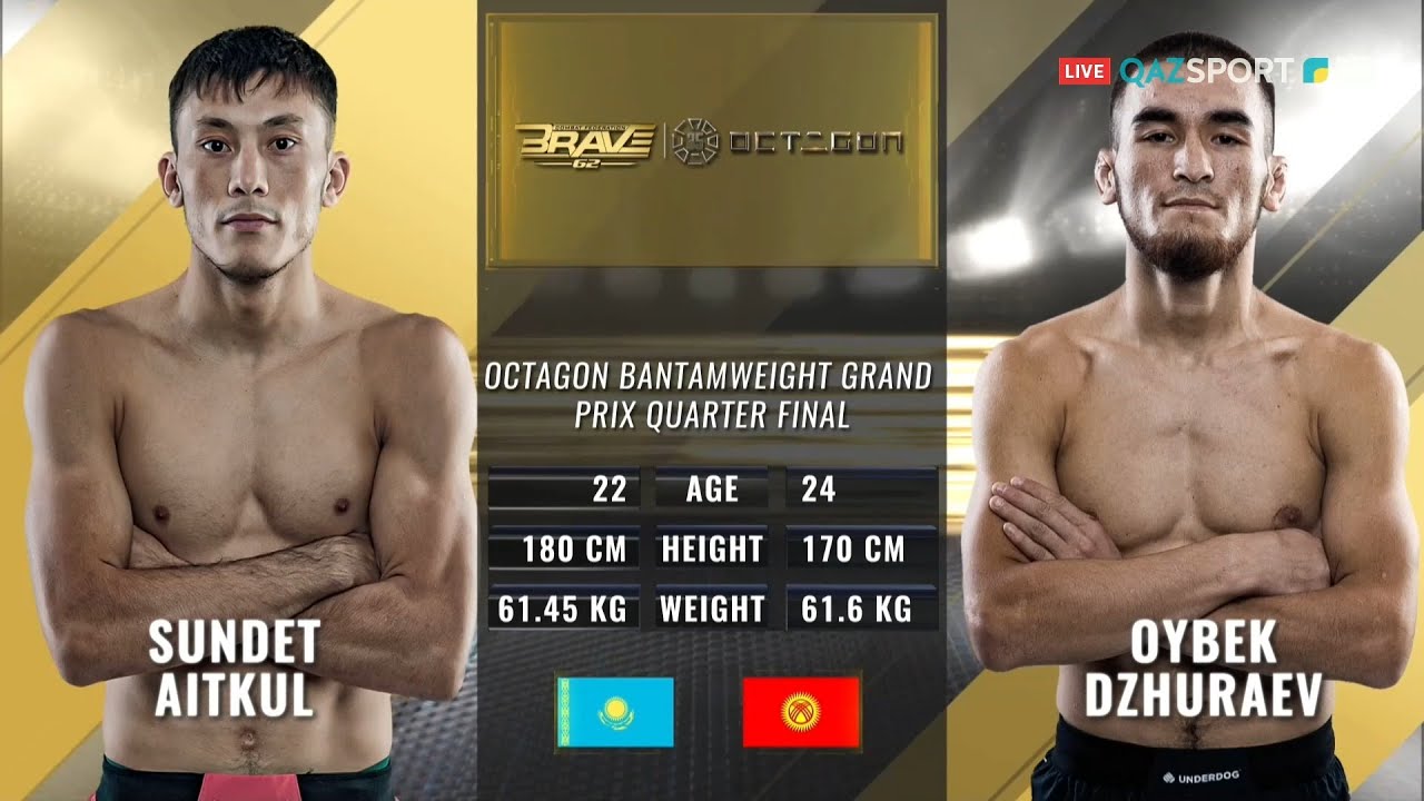 ММА «OCTAGON 35». Ойбек Джураев (Кыргызстан) - Сундет Айткулов (Казахстан)