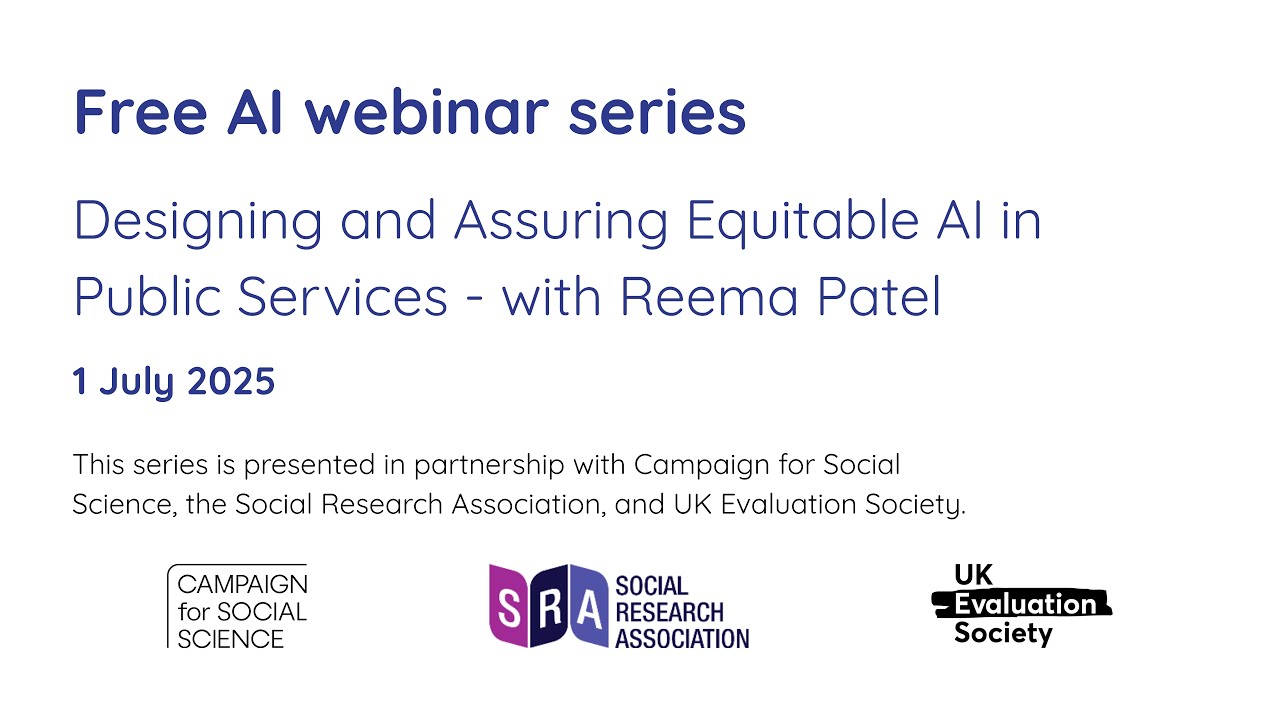 Designing and assuring equitable ai in public services   with Reema Patel