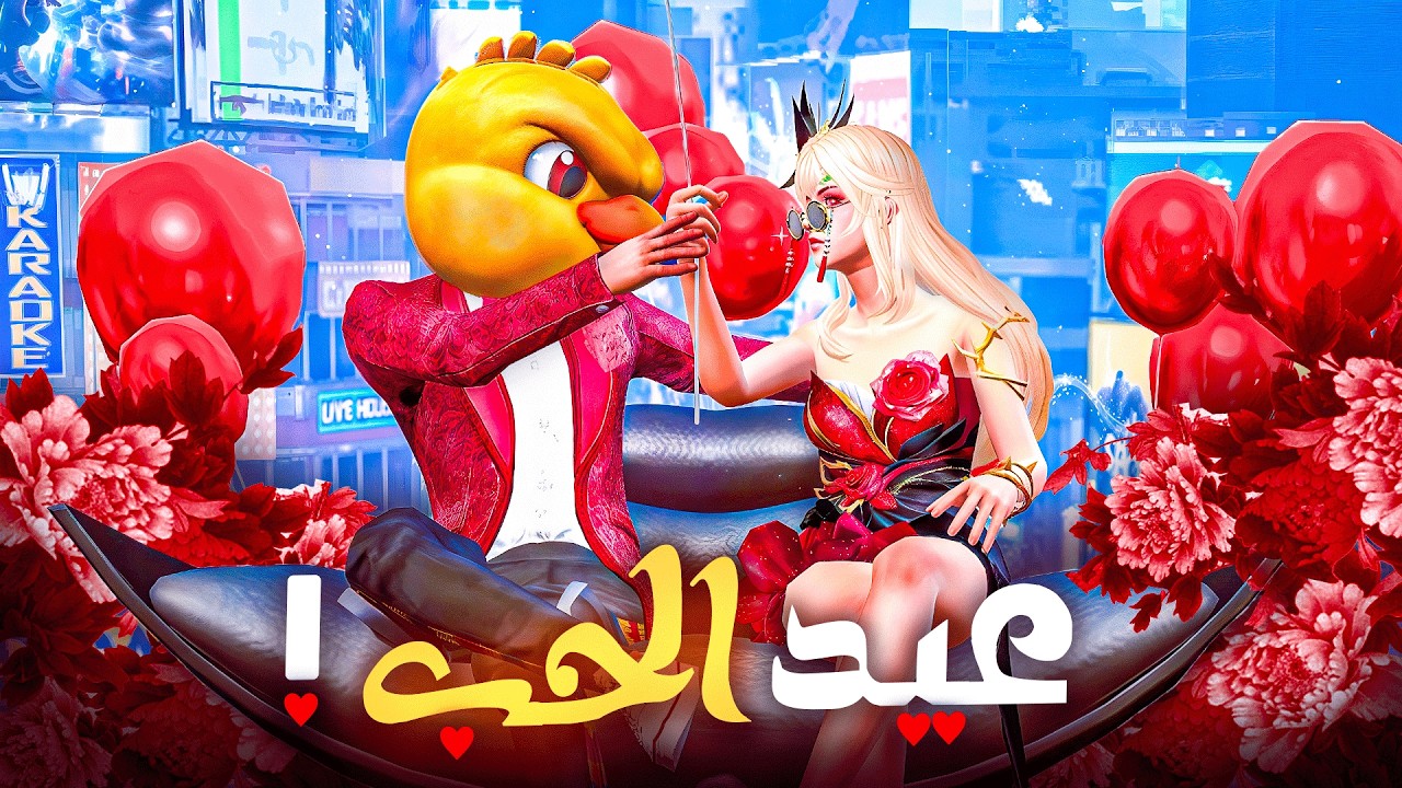 عيد الحب بفري فاير 😂😂