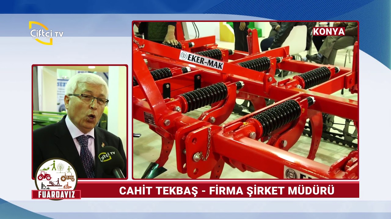 Eker-Mak - Konya Tarım Fuarı 2018 - Çiftçi TV