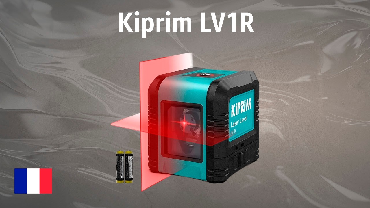 Niveau laser Kiprim LV1R | TEST | Français