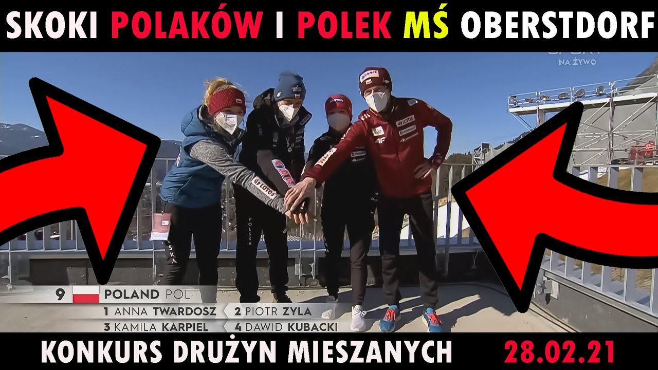 Skoki Polaków MŚ Oberstdorf 2021 - konkurs drużyn mieszanych - mixst - 28.02.21