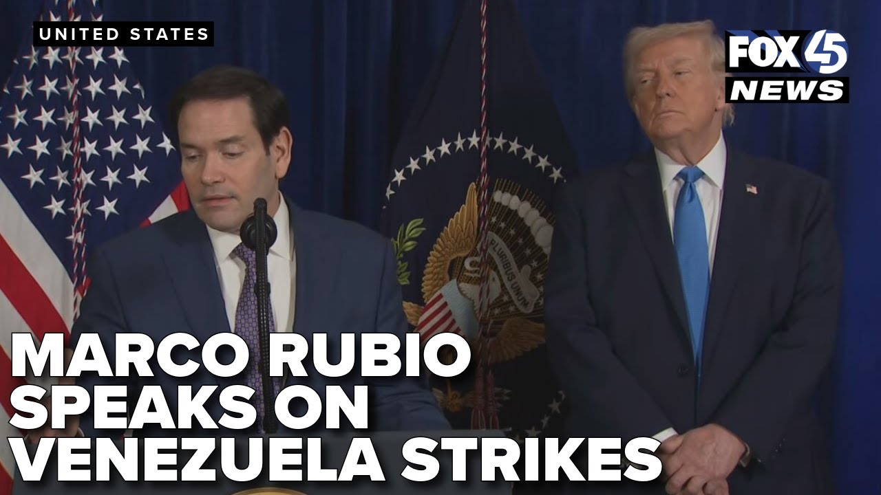Secretary of State Marco Rubio delivers remarks on the U.S. strikes and Maduro's capture